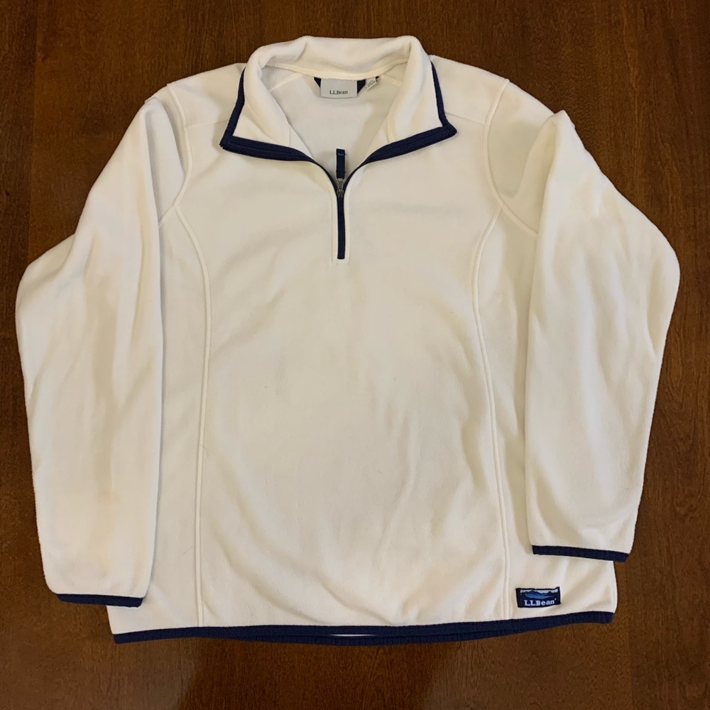 L.L Bean Women Half Zip LRG Fleece